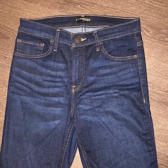 Express cropped high rise jeans - Picture 3 of 5